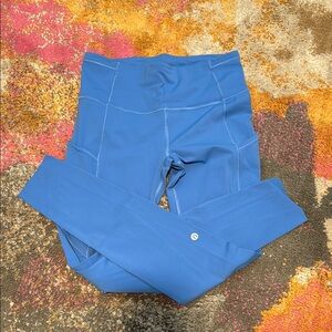 Lululemon Blue Leggings size 6